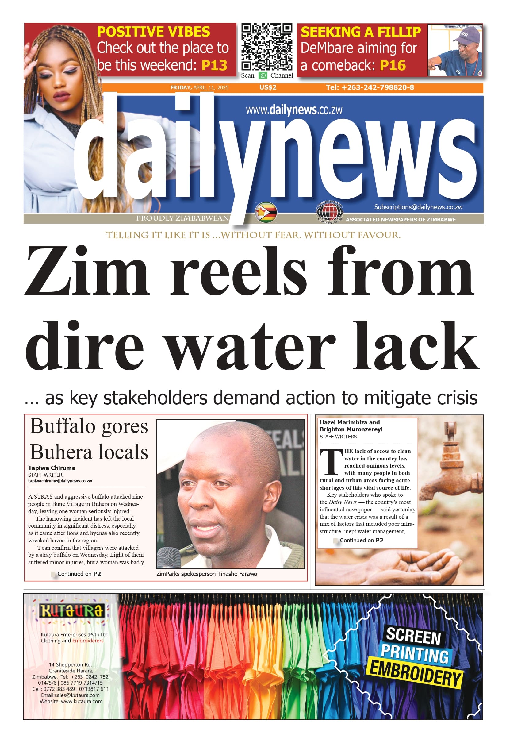 Friday 11 April 2025